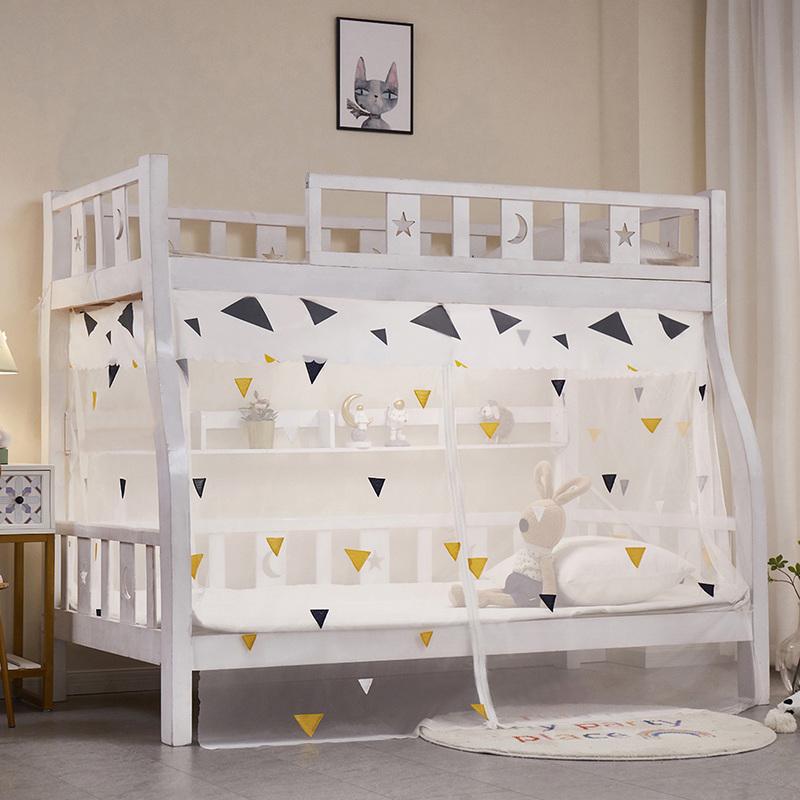 Free Shipping Children's Bunk Bed with Ladder - 1.5m Top, 1.2m Bottom, 1.35m Double Layer High & Low Design for Parent-Child.