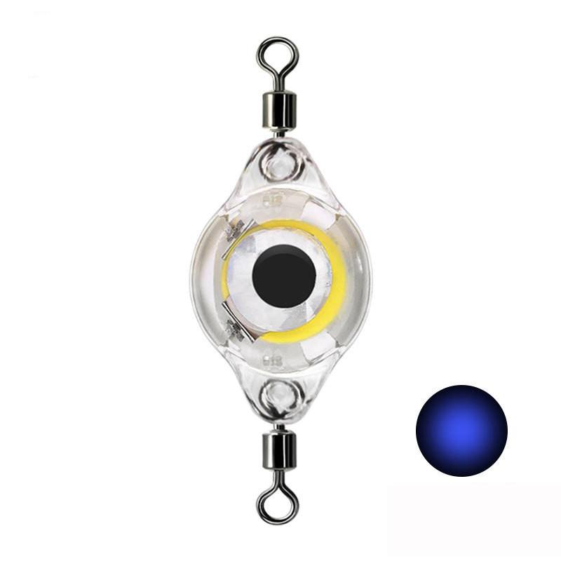 1Pc Led Fish Lamp Mini Fishing Lure Light Led Deep Drop Underwater Eye Shape Fishing Squid Fishing Bait Luminous Lure