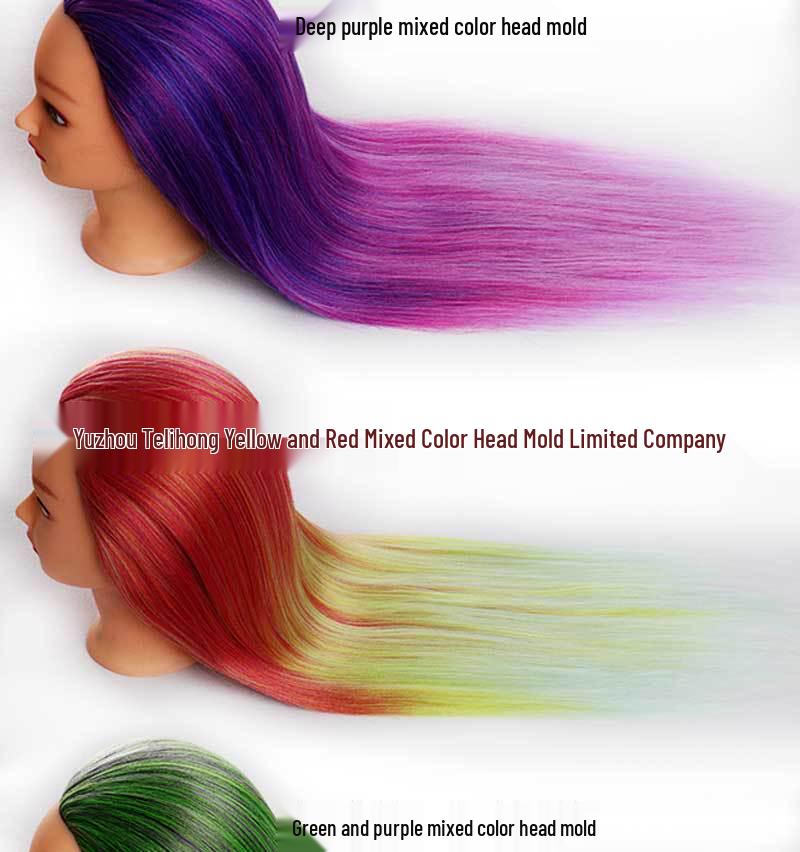 Wig Mannequin Braiding Practice Model - Hairdressing Doll Head