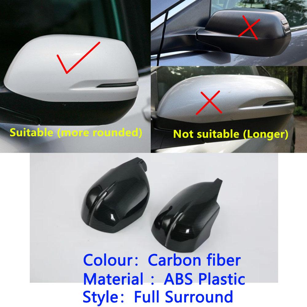 For Honda CRV CR-V 2012 2013 2014 2015 2016 Car ABS Decoration Stick Stick Rear View Eyebrow Side Glass Mirror Cover Trim Frame