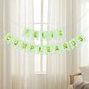 1PC/5PCS/10PCS 11.6cmX16.2cm Spanish Birthday Flag Party Banner Flower ForHome Room Happy Birthday Party Atmosphere Decorations