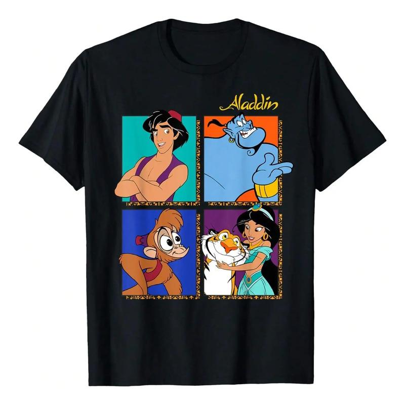 Camiseta Disneyss Aladdins Group Shot Box Up S разноцветный