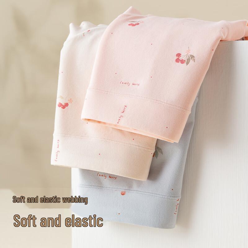 DingGuagua Women's Cotton 7A Antibacterial High-Waist Briefs 3-Pack