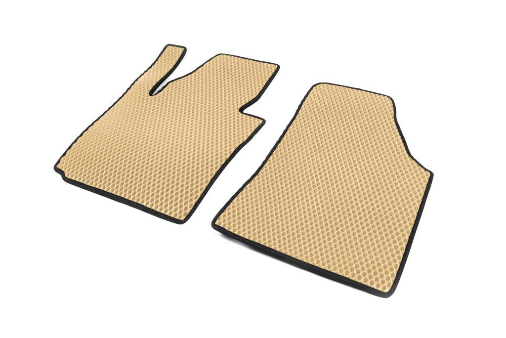 EVA Mats (Beige) 2 Pieces, Front for Volkswagen Caddy 2010-2015