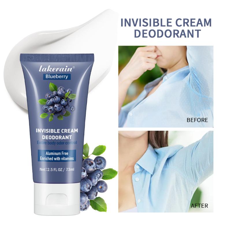 6 druhů dámského deodorantu s ovocnou příchutí vhodného pro osvěžení pokožky pod tělem a podpaží, pro radost z léta