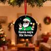 Weihnachten 67 Acryl Anhänger Dekorationen Sechs Sieben Lustig Weihnachten Feiertag Ornament Lustig 67 Ornament Geschenk für Weihnachtsbaum
