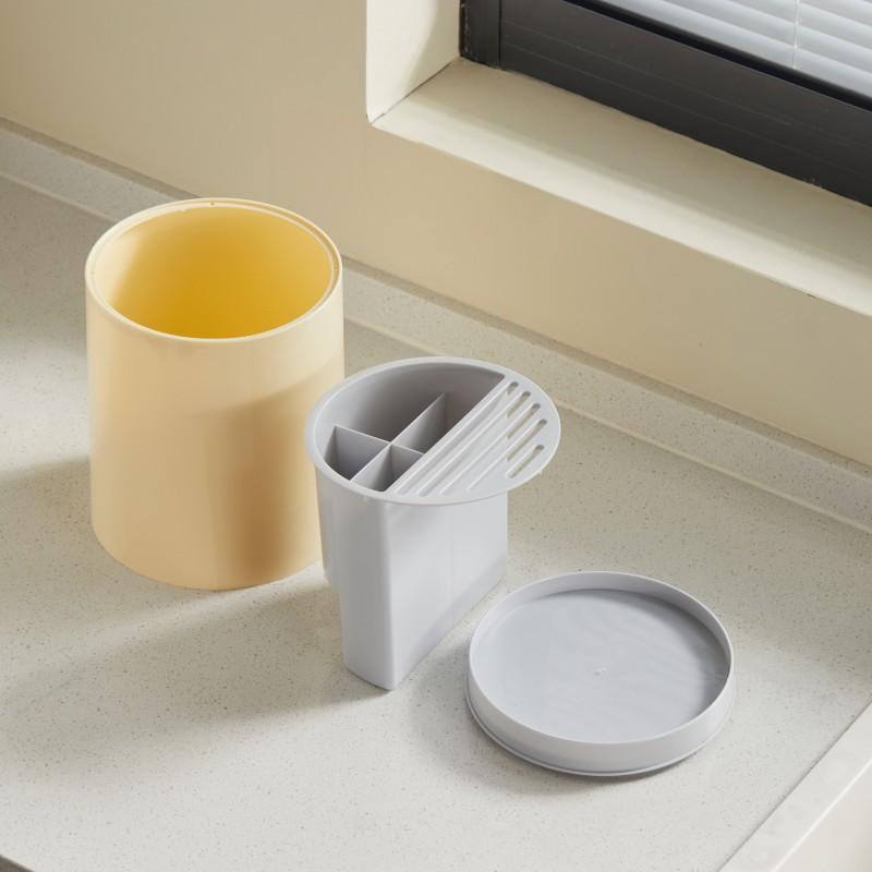 Multifunctionele Draaibare Messenhouder Messenblok Messenkoffer Chopstick Opbergvat, Lepel, Mes Geïntegreerd Opbergrek