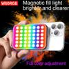 Rgb Led Fill Light Live Broadcast Lamp 3 Color Atmosphere Portable Selfie Light For Phone Camera