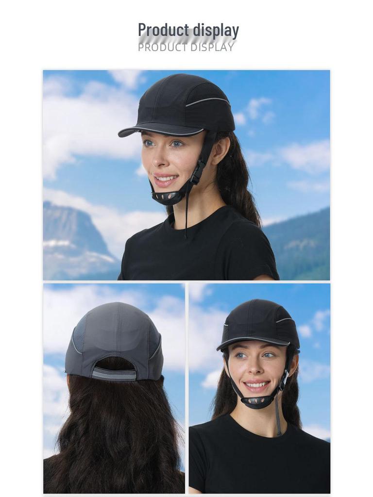CE Certified Lightweight Anti-Collision Helmet: Summer Breathable Quick-Drying Labor Protection Cap