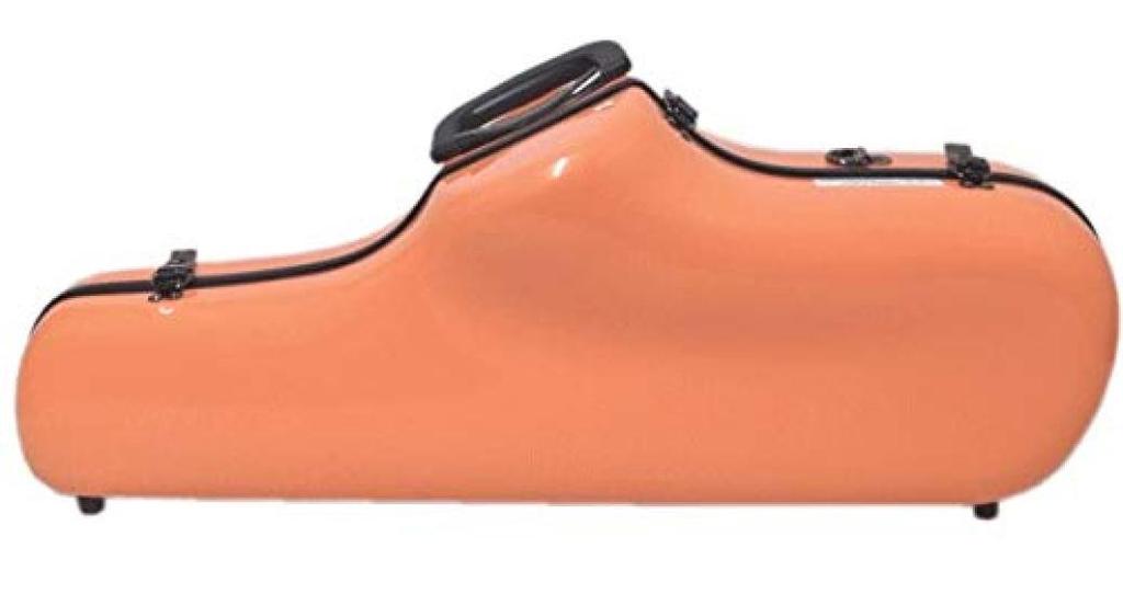 C.C. Shiny Case II Alto Saxophone Case CC2-AS-SPK Salmon Pink