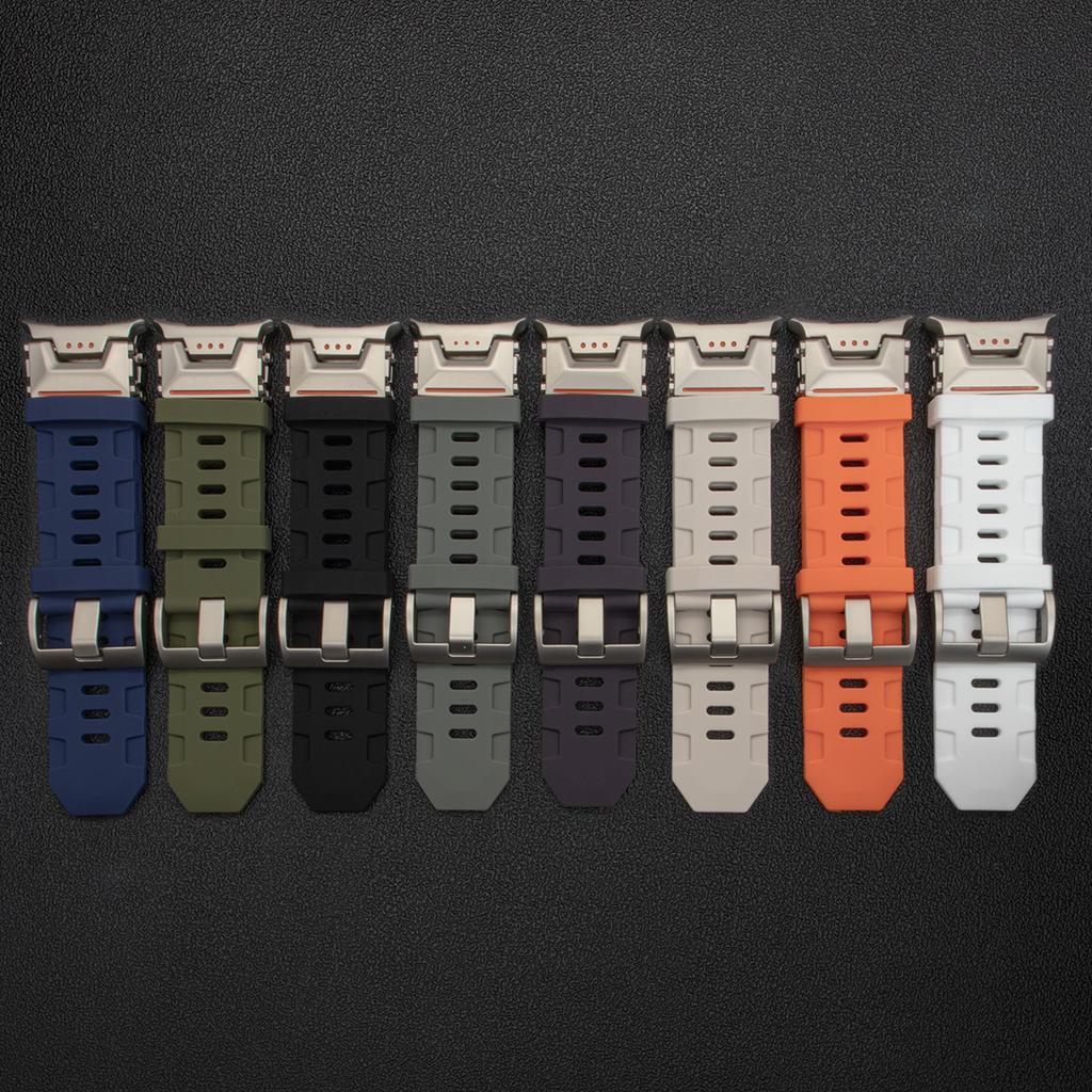 Soft Silicone Loop Strap for Samsung Galaxy Watch Ultra 47mm Luxury Men Sports Band Galaxy Ultra 2025 No Gap Curved End Bracelet