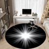 1PC Lightburst, Radiance Flare Chair Carpet for Office, Indoor Non-Slip Washable Carpet, Soft Comfortable Mat For Office Room yy250930239