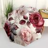 1PC Rose Floral Umbrella-8-Rib Reinforced Portable Folding Travel Suitable for All Seasons Outdoor Daily , Fun Design-Z0442
