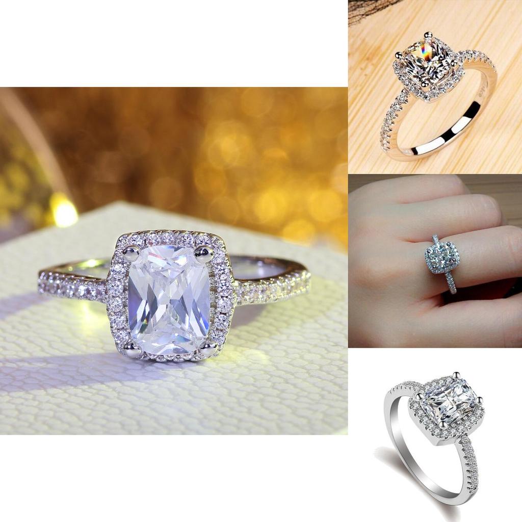 Elegant Fashion Brand Women Jewelry Wedding Engagement Ring With Timeless Design