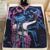 Jinx Print Flannel Blanket, High Quality Comfortable for All Seasons, Home Decor, Warmth and Comfort, Perfect for Christmas Gifts51