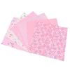 6pcs Pre-Cut Cotton Fabric for Handmade Sewing Quilting Patchwork Home Decor Craft Art Pillow Covers Tablecloths and Bags