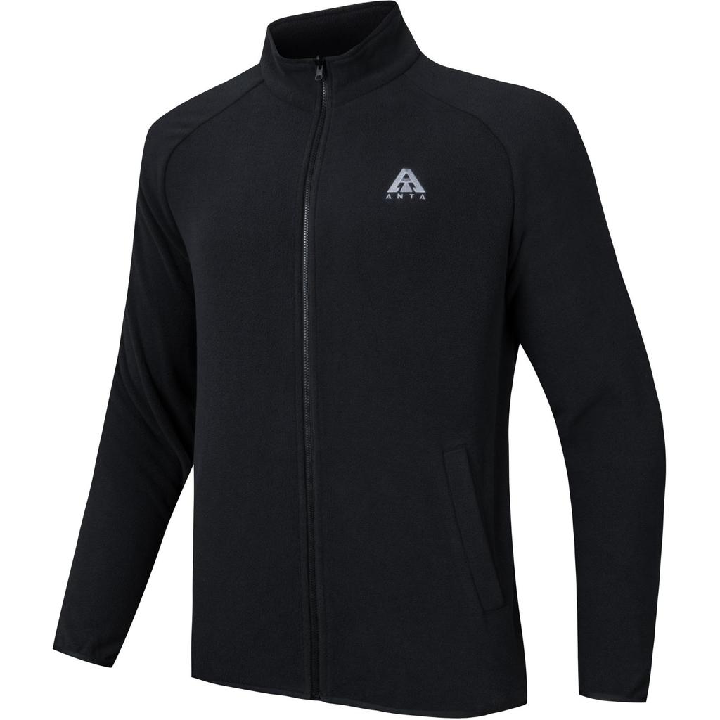 Anta Water Shell 2.0 Earth Shell Outdoor Windproof Waterproof Mountaineering 3-In-1 Fleece Hooded Jacket Men Jackets Black 952446601-7