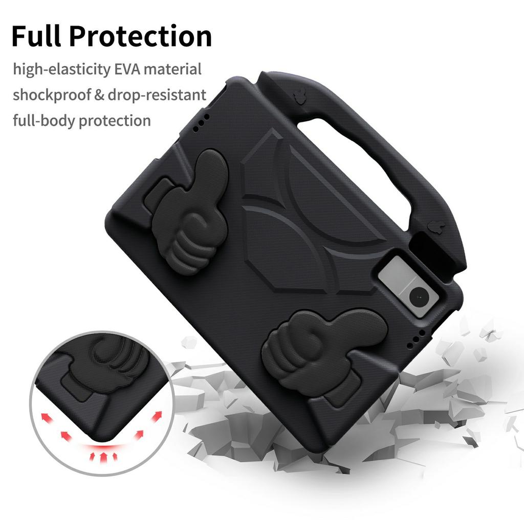 Ultra-Soft EVA Case For Lenovo Tab M10 Plus (3rd Gen)/Tab M10 5G/K10 Pro/Xiaomi Redmi Pad Thumb Kickstand Tablet Cover