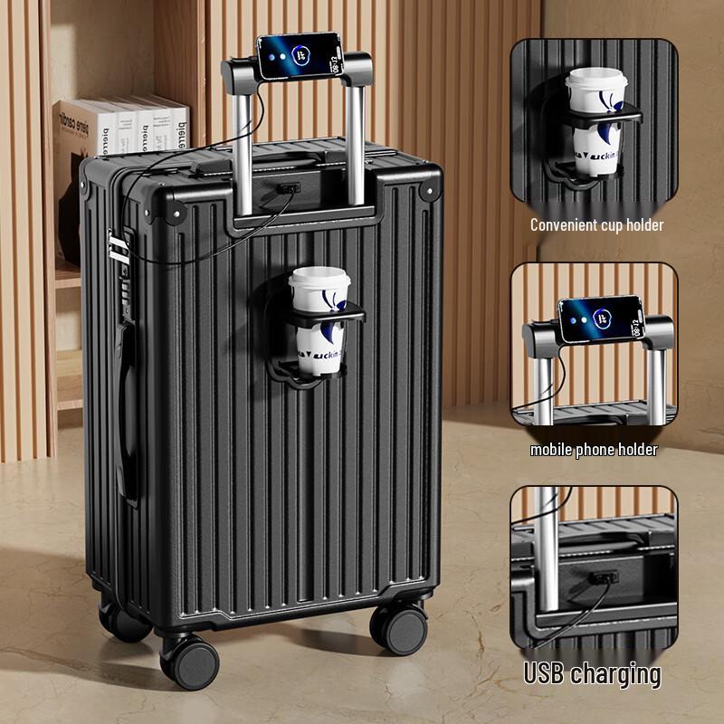 Yuzhan Large Capacity Zipper Password Suitcase 26 inch