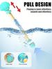 1 PCS 70-Hole Summer Pull-Out Large Capacity Firework Water Gun, A Shell Handle Design, Portable Multifunctional Water Spray Toy