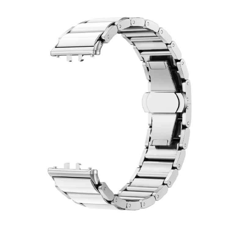 

Watch Band Replacement Sweatproof Bracelet Watch Accessories Adjustable Belt for Fit 3 Quick Release Wristband серебряный