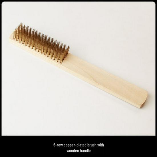 

Steel Wire Brush for Rust Removal & Polishing - King Kong Walnut Cleaning Brush