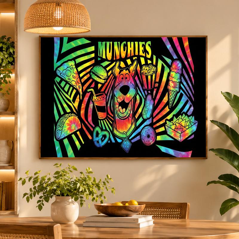 5D Diamond Painting Scooby-Doo DIY Full Drill Diamond Art Kit Home Decoration