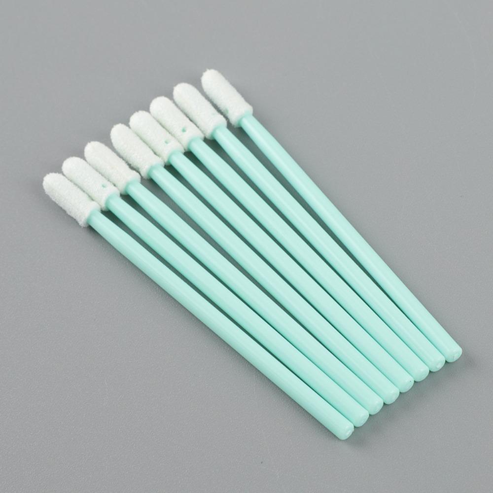 

100Pcs Non-Fluffy Fiber Tips Cleaning Sponge Swab Earphone Mobile Phone Charge Port B