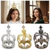 1/2Pcs Baroque Crown Cake Topper Creative Wedding Tiara Princess Diadem  Birthday Gift