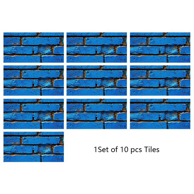 29 Styles Flat Marble Embossing Tiles Wall Sticker Kitchen Oil-proof Bathroom Waterproof Peel & Stick Hard Crystal Wallpaper