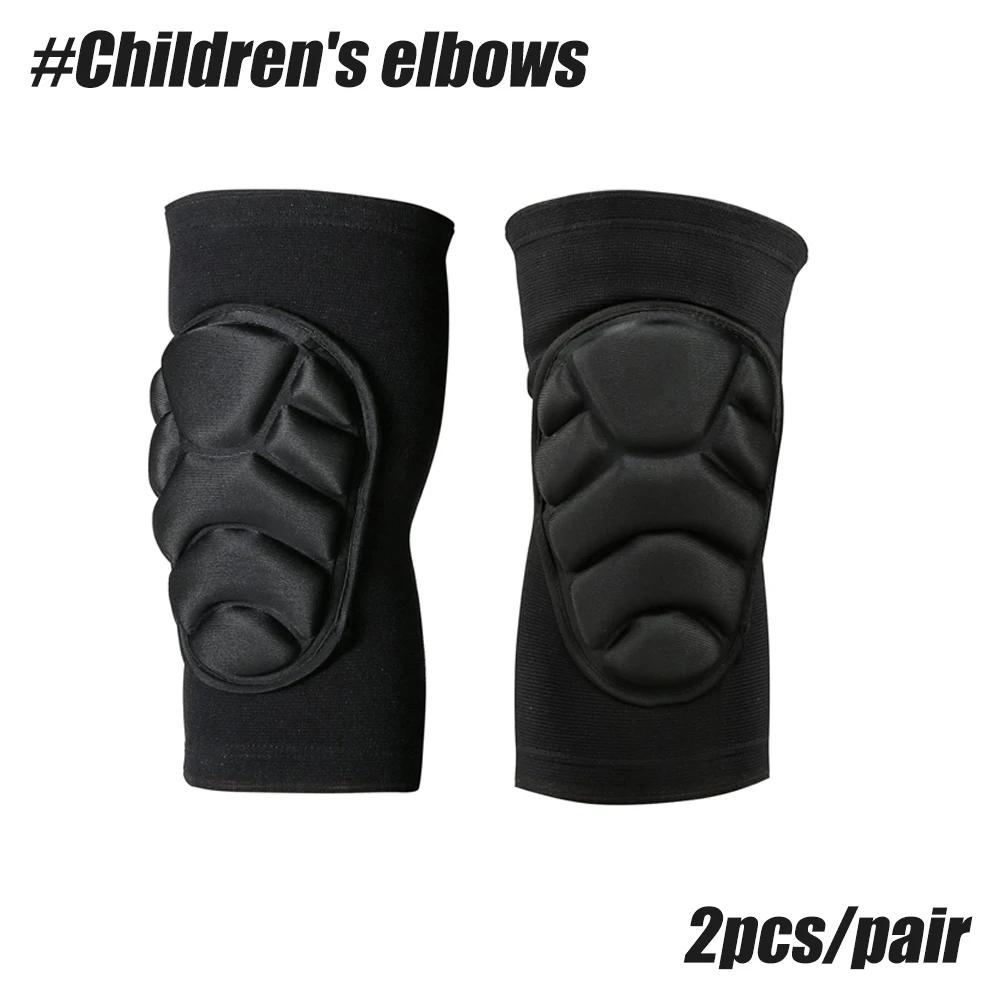 1Pair Kidsyouth Thick Sponge Knee Pads Elbow Sleeves Guard Collision Avoidance Sport Protective Kneepad Skate Soccer Basketball