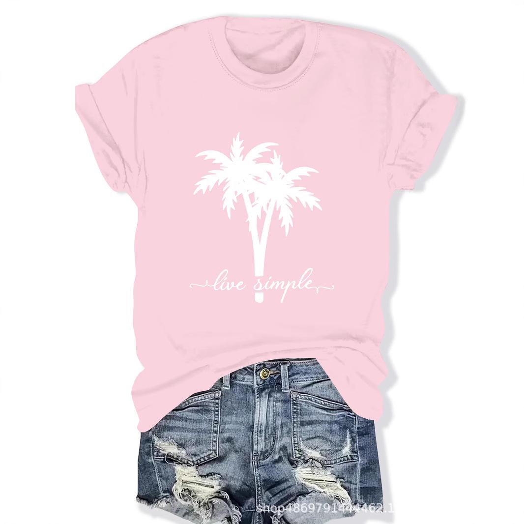 

Women s Fashion Round Neck T-Shirt XXL