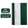 200-Page Thickened Hardcover Spiral Notebook with Horizontal Lines for Office & Study