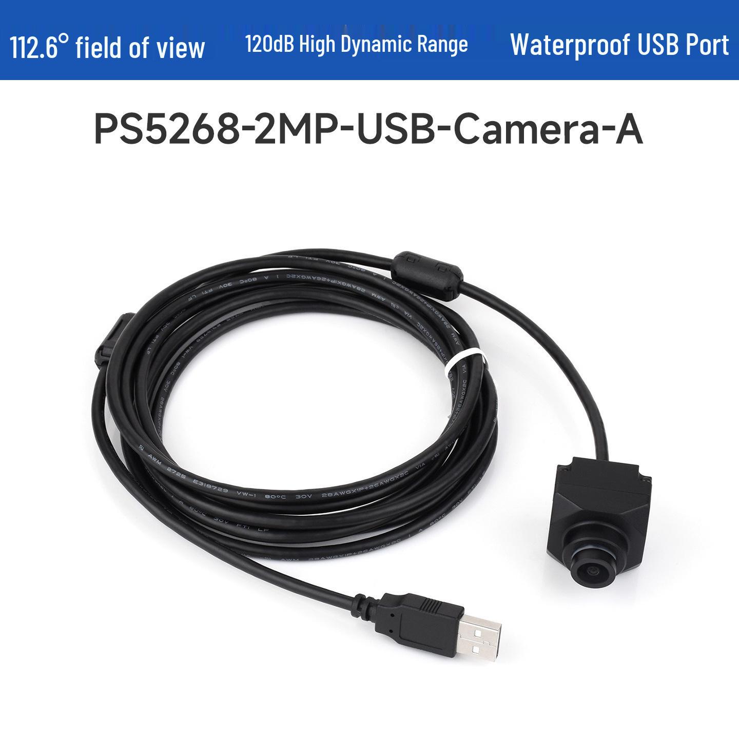 PS5268 2MP USB2.0 Camera Module with 120dB HDR and Rolling Shutter 2MP USB Camera A