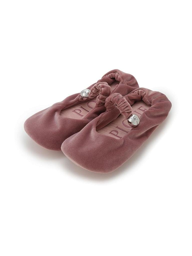Gelato Pique Velour Room Shoes PWGS254617 Free Size Women's Pink,