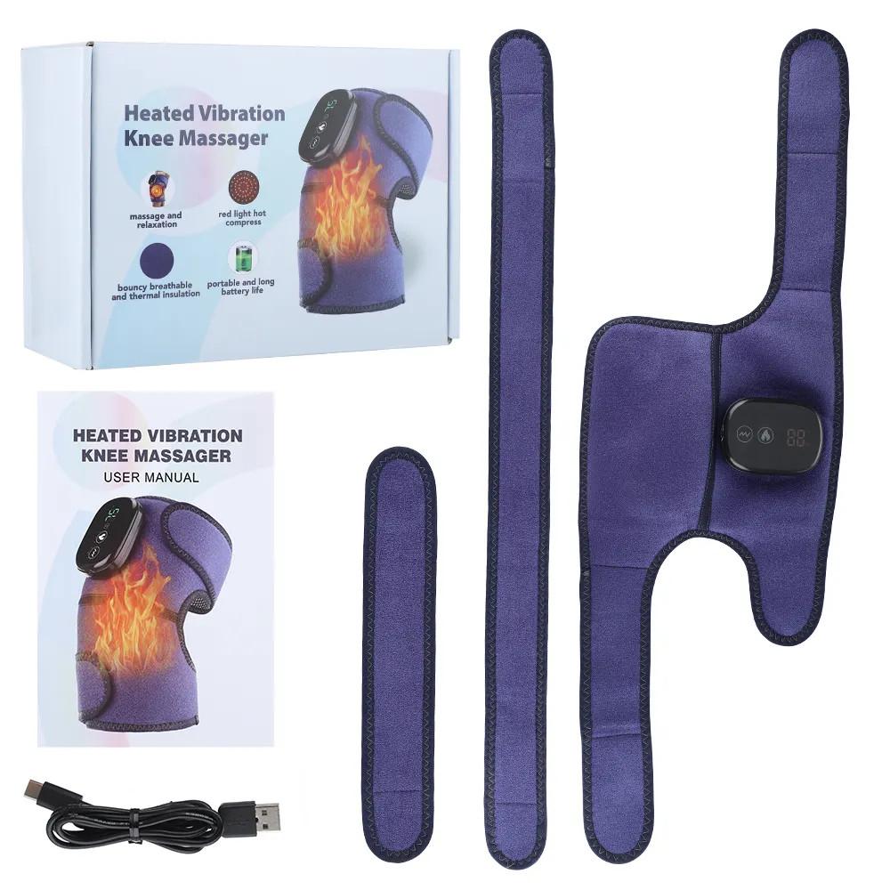 3-Modus Arthritis Schmerz Knie-Massagegerät Thermisch Elektrisch Bein Gelenk Heizung Vibration Massage Therapie Ellbogenbandage