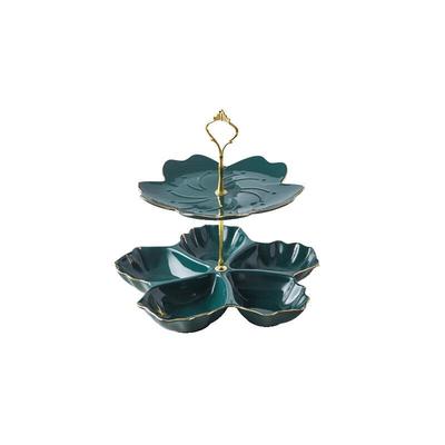 Light Luxury Multi-Tiered Glass Serving Tray