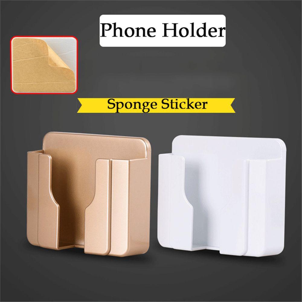 

Universal Durable Practical Phone Charging Holder Wall Mount Stand Adhesive Bracket золотий