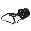 Black Horse Grazing Muzzle Easy Breathe Horse Mouth Cover with Large Holes Anti Biting Horse Muzzles for Equestrian
