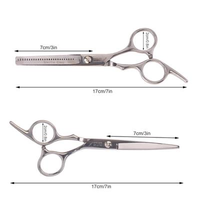 Professionelles Friseurscheren-Set 6 Zoll Friseursalon Haare Haarschnitt Schneiden Ausdünnen Werkzeuge Friseursalon-Set für Damen Herren