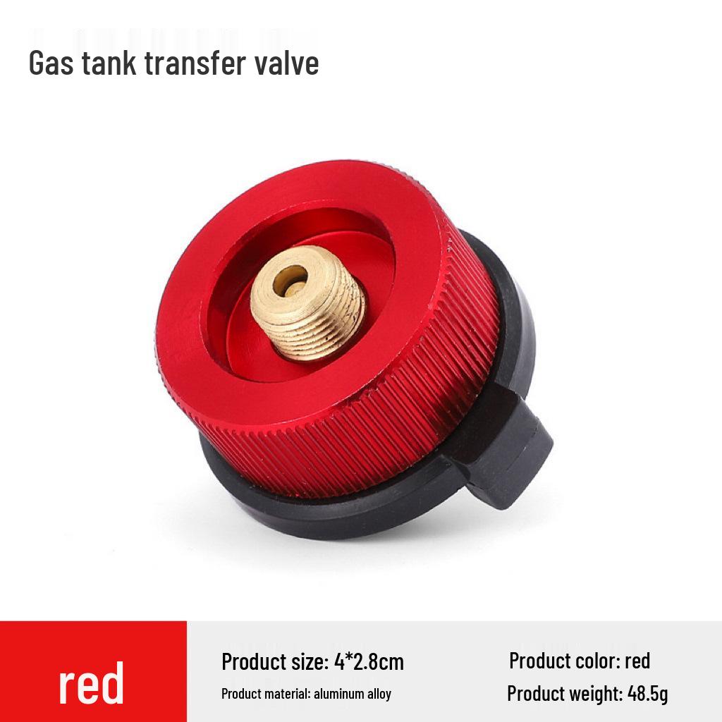 

Auto-Close Copper Gas Stove Adapter for Long Flat Cans червоний