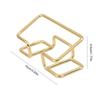 Business Name Card Stand Metal Name Card Display Stand Modern Business Card Organizer Minimalist for Office Desktop Countertop