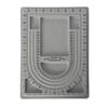 Beadboard for Grey Flocking U-shaped Channel Recessed Compartment Design Board