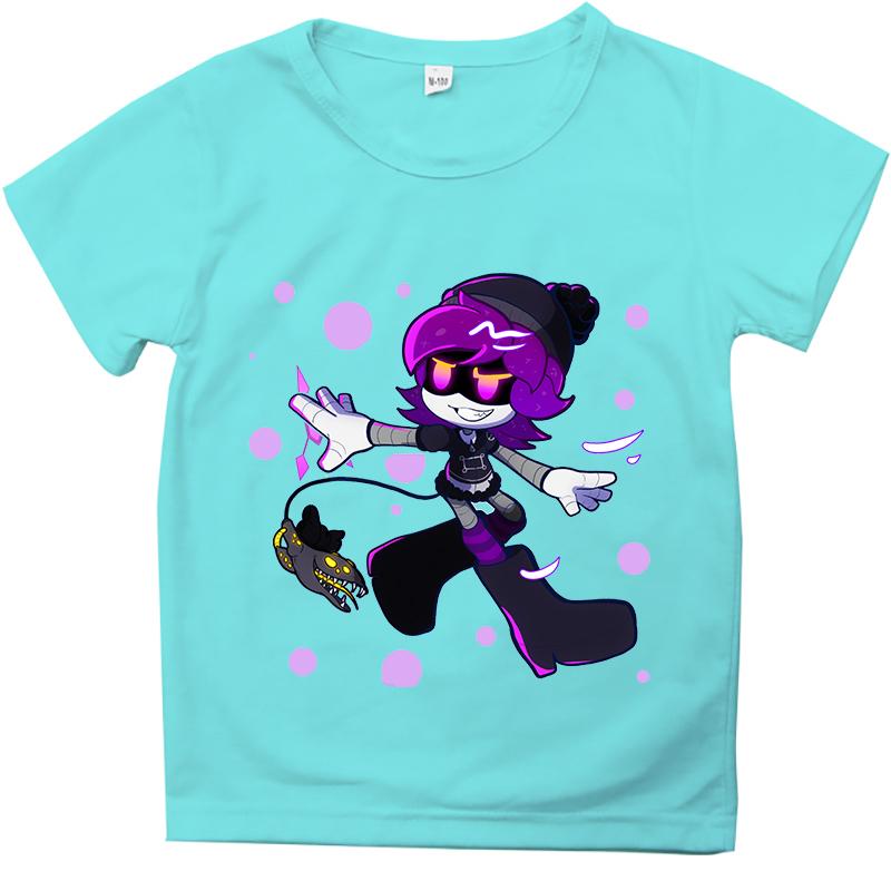 Murder Drones TShirts Fashion Kids Clothes Boys Girls Kawaii Cartoon Tops ONeck Tee Shirt Children Summer Short Sleeve Tshirt