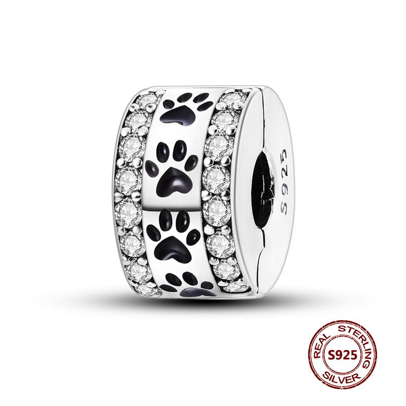 Copper Luminous Fireflyzircon Colorful Butterfly Sunflower Cat Dog Charms Beads Fit Diy Bracelets Jewelry Gift