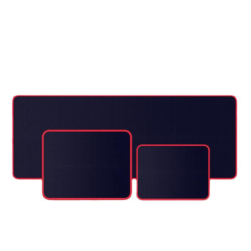 Non-Slip Waterproof Mouse Pad - Easy Clean, Extra Large, Medium Size, Pure Black Desk Mat for Office, Home, or Gaming
