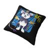 Custom Gatomon Nordic Throw Pillow Cover Adventure Anime Sofa Cushion