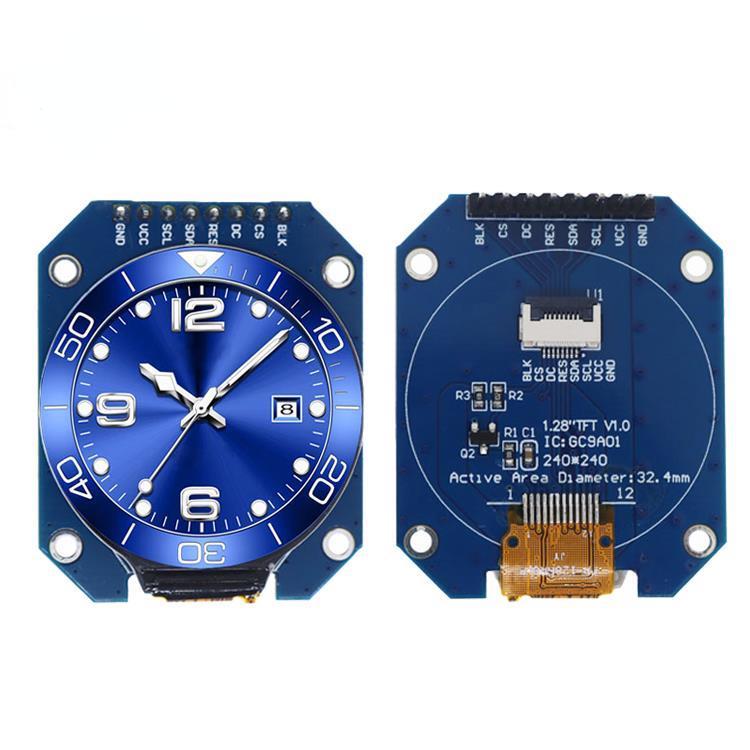 TFT Display 1.28 Inch TFT LCD Display Module Round RGB 240*240 GC9A01 Driver 4 Wire SPI Interface 240x240 PCB For Arduino