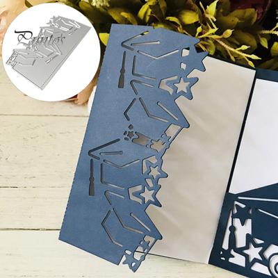 Graduation Hat Metal Cutting Die Metal Scrapbooking Embossing Card Making Mold