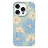 Blue Flower Phone Case For IPhone 17 16 15 Plus 11 13 12 14 Pro Max 16e 17 Air Soft Transparent Cover Cases Coque